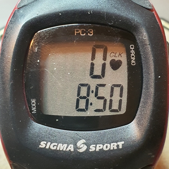 Sigma Sport Other - 10/$20 Sigma Sport PC 3 Black/Red Unisex Heart Rate Monitor Watch